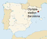 GeoPositionskarte Spanien - Olympiastadion Barcelona.png