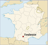 GeoPositionskarte Frankreich - Toulouse.png