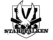 Logo der Stahlfalken Mannheim (ca. 2073, S/W)