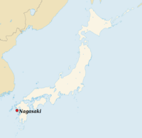 GeoPositionskarte Japan - Nagasaki.png