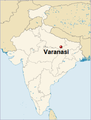 GeoPositionskarte Indien - Varanasi.png