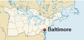 GeoPositionskarte UCAS - Baltimore.png