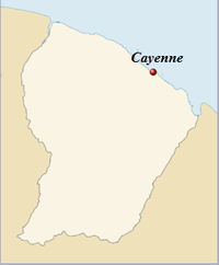 GeoPositionskarte Französisch-Guayana - Cayenne.png