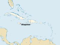 GeoPositionskarte Karibische Liga - Kingston.png