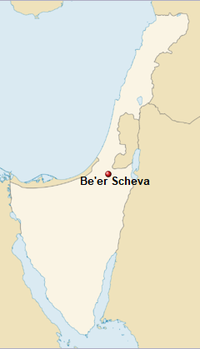GeoPositionskarte Israel - Be'er Scheva.png