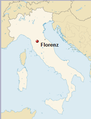 GeoPositionskarte Italien - Florenz.png