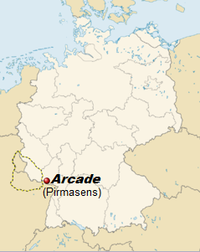 GeoPositionskarte ADL mit Position Pirmasens und dortigem Arcade.png