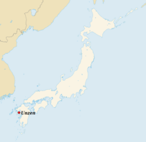 GeoPositionskarte Japan - Unzen.png