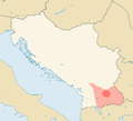 GeoPosistionskarte Balkan-Konfliktzone - Freies Mazedonien.png